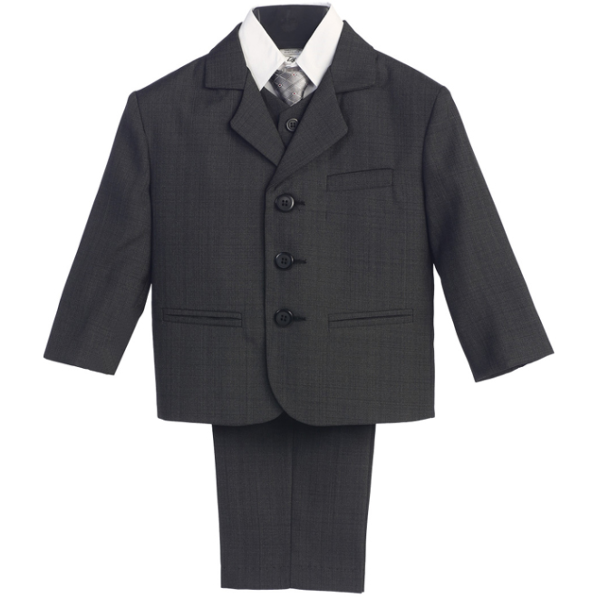 Grey formal suits for boys