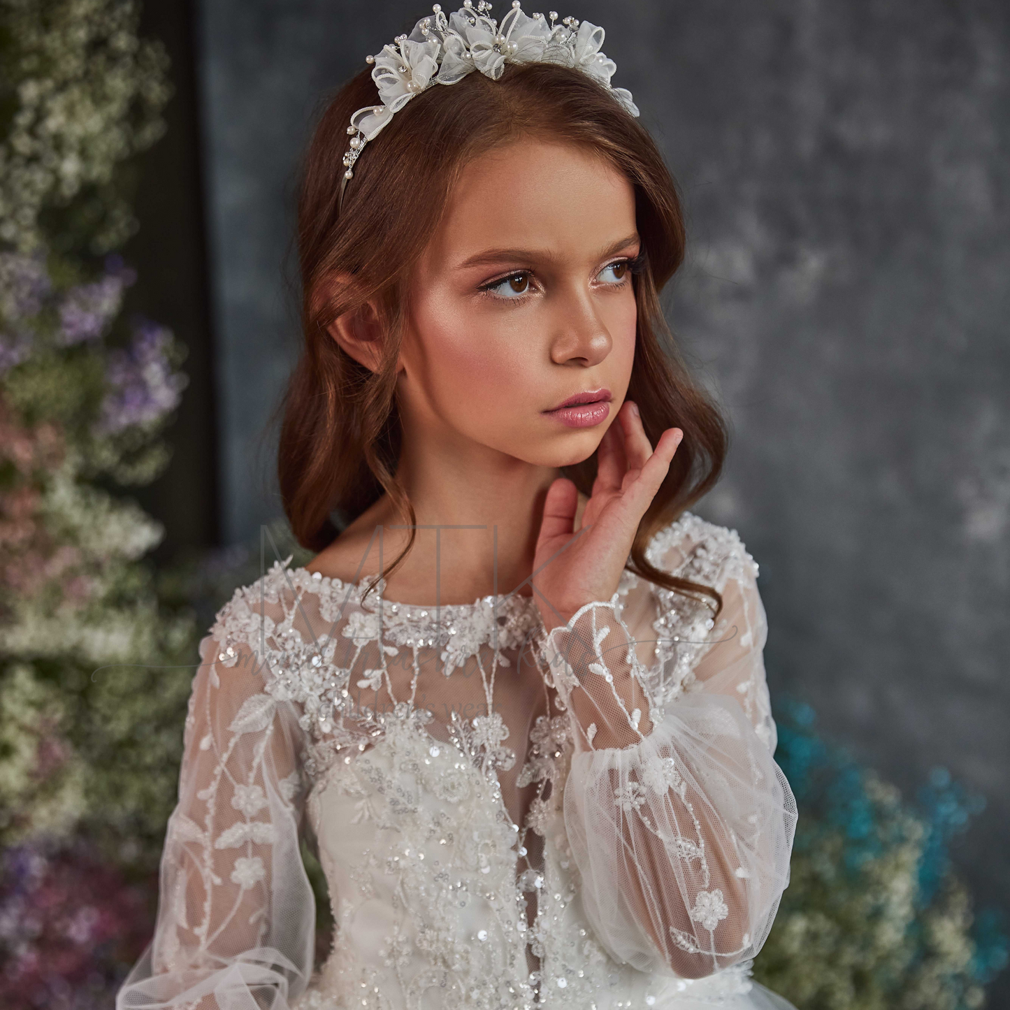 Custom Made  Elena - Lux Girls Dress