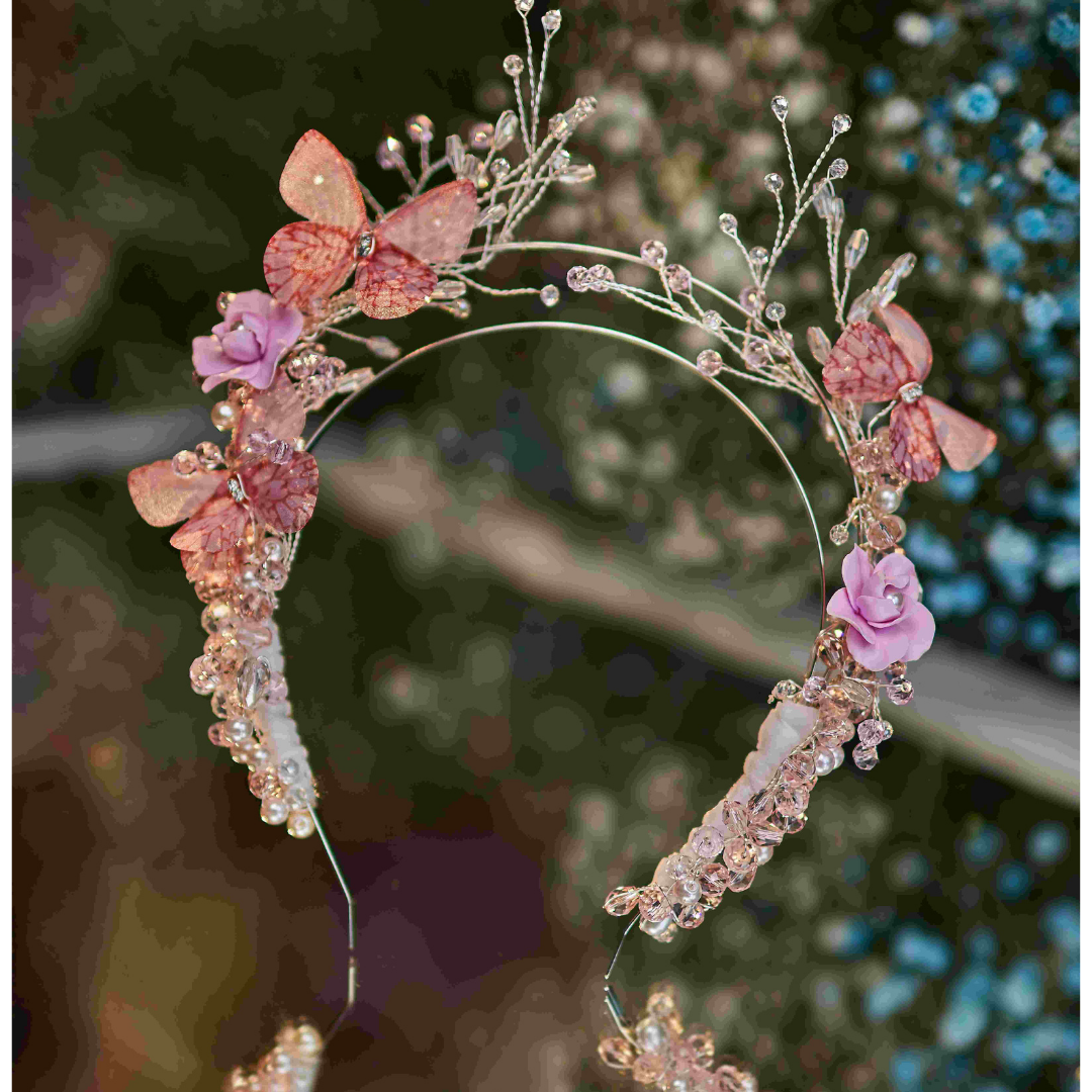 pink girls headband