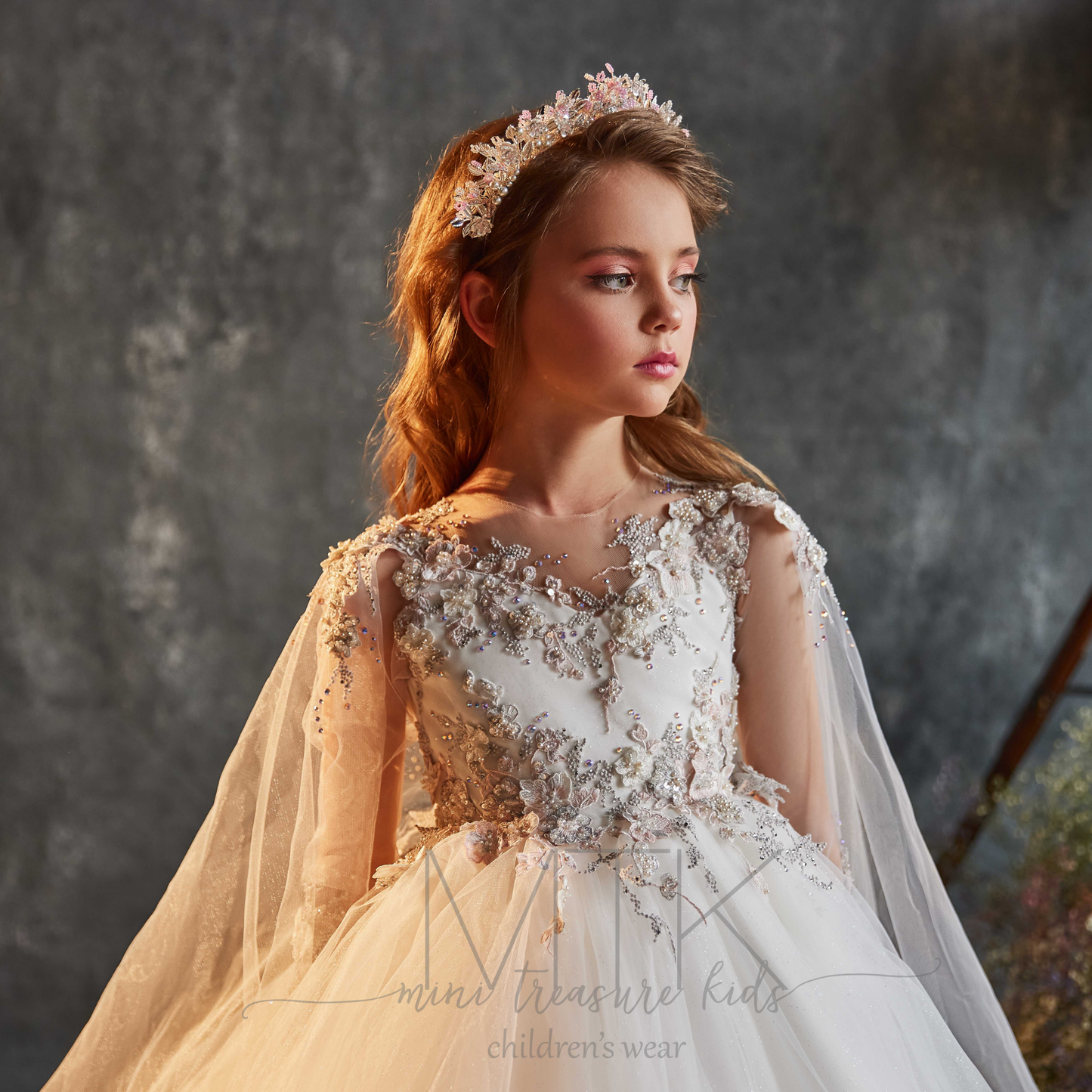Genesis Lux Girls Dress | Handmade European Couture Gown - Custom Made Genesis Lux Girls Dress | Handmade European Couture Gown - Custom Made