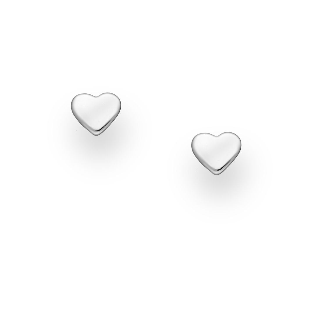 Heart Silver Earrings