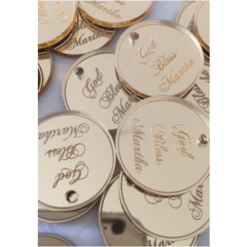 Mirror and Navy tags
