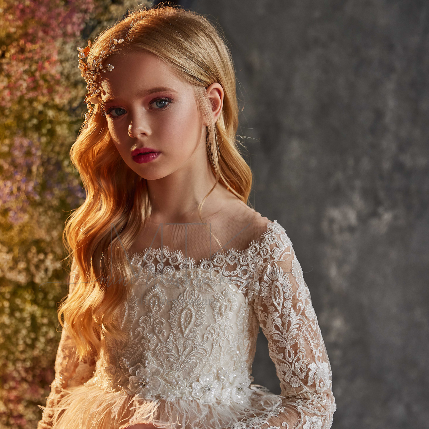 lace couture Australia girls dresses 