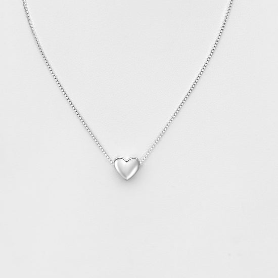 Sterling Silver Heart Necklace