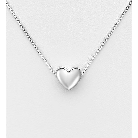 Beautiful girls Sterling Silver Heart Necklace