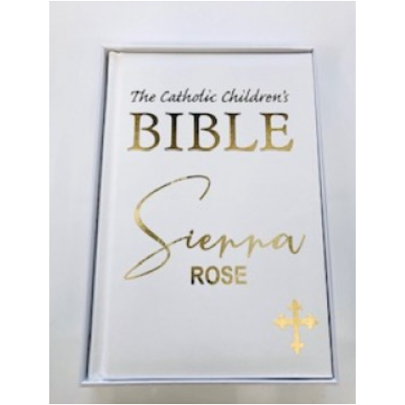 Load image into Gallery viewer, Catholic personalise Child&amp;#39;s Bible
