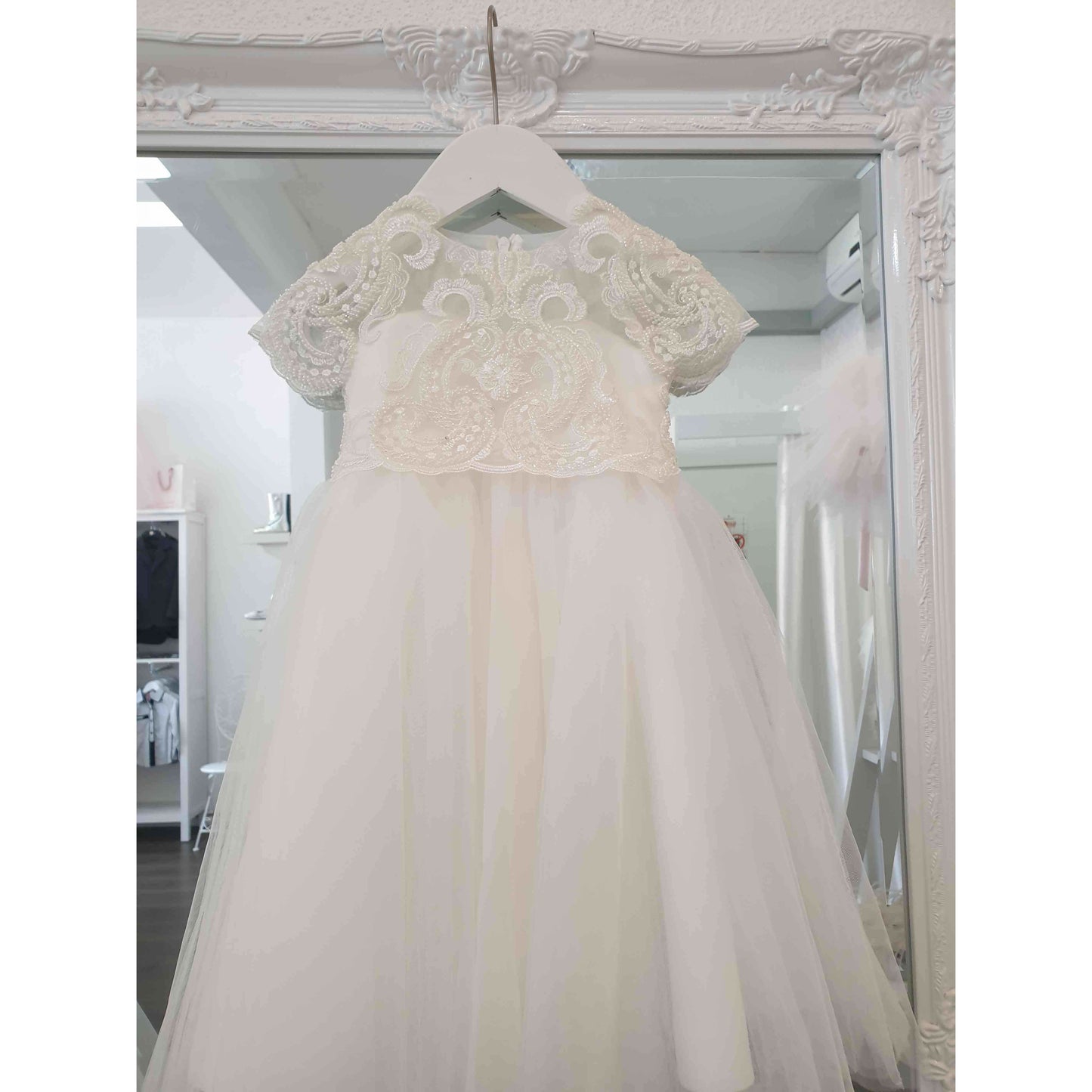 Custom Made Ally Beaded Christening Dress