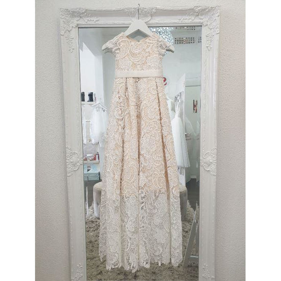 Frankie lace Guipure Frankie Guipure baptism gown