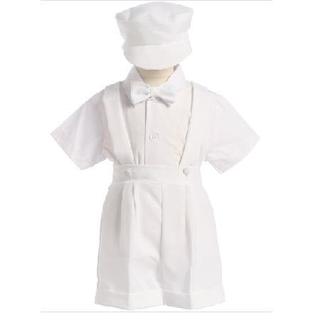 white baby boy christening outfit