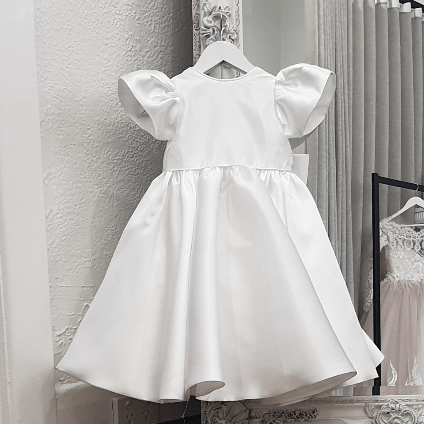 Iris Mikado Christening Dress is