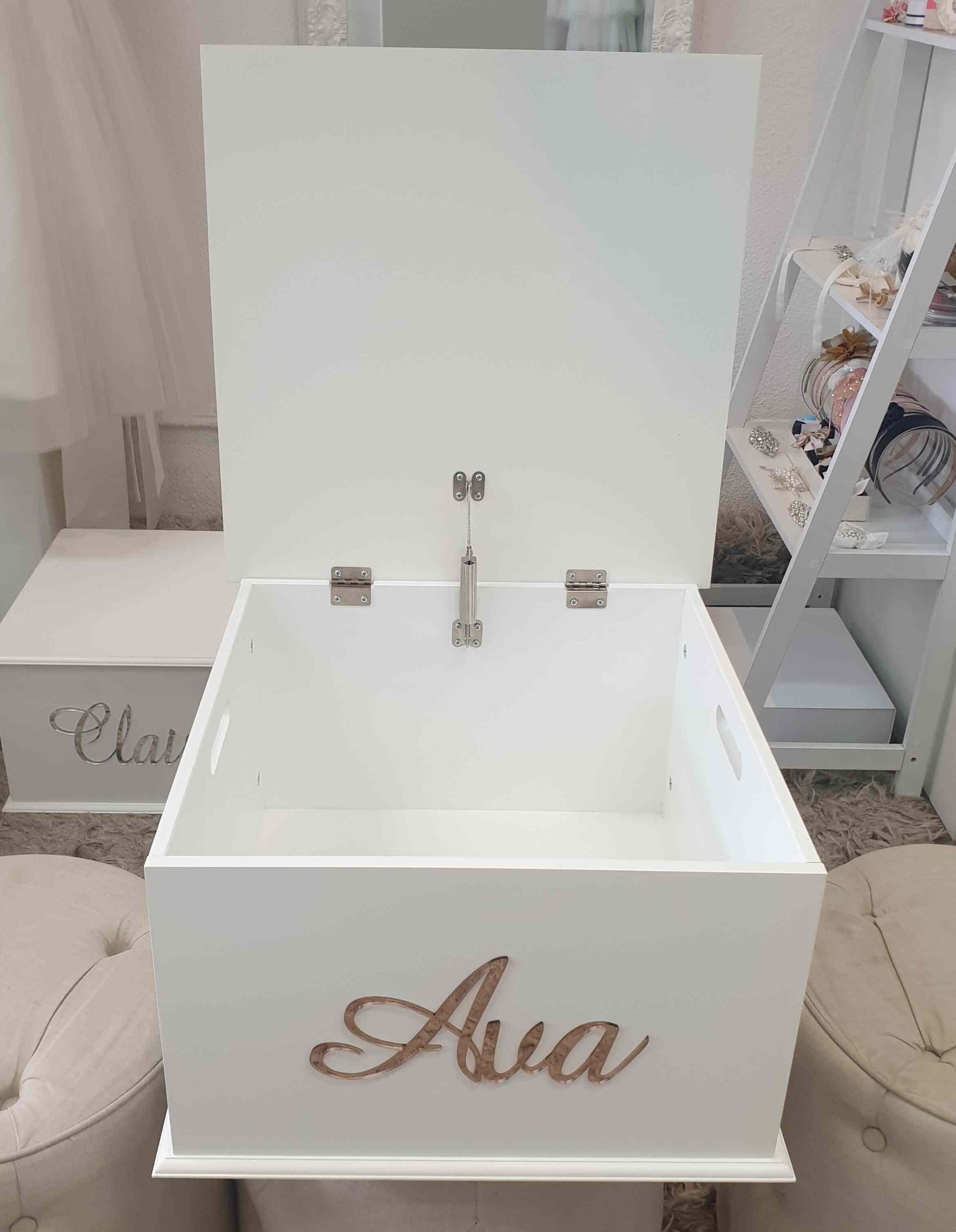 Large Timber Christening Box | keepsakes, boxes & candles | Rectangle ...