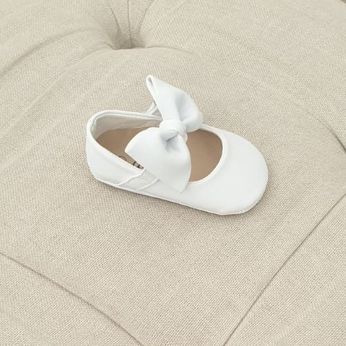 White Christening Shoes