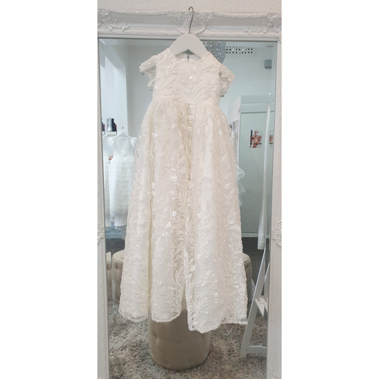 Rachael Beaded Christening Gown