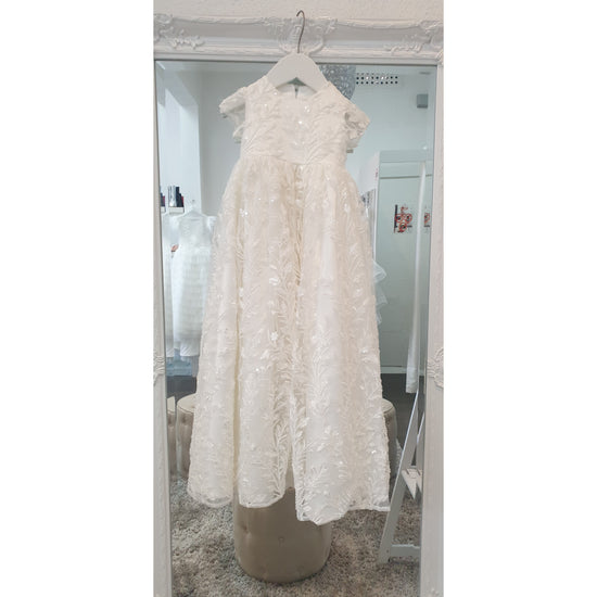 Load image into Gallery viewer, Rachael Beaded Christening Gown
