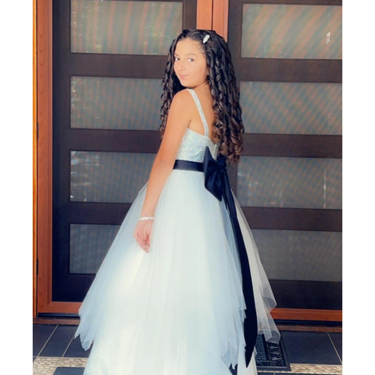Sienna diamante girls dress