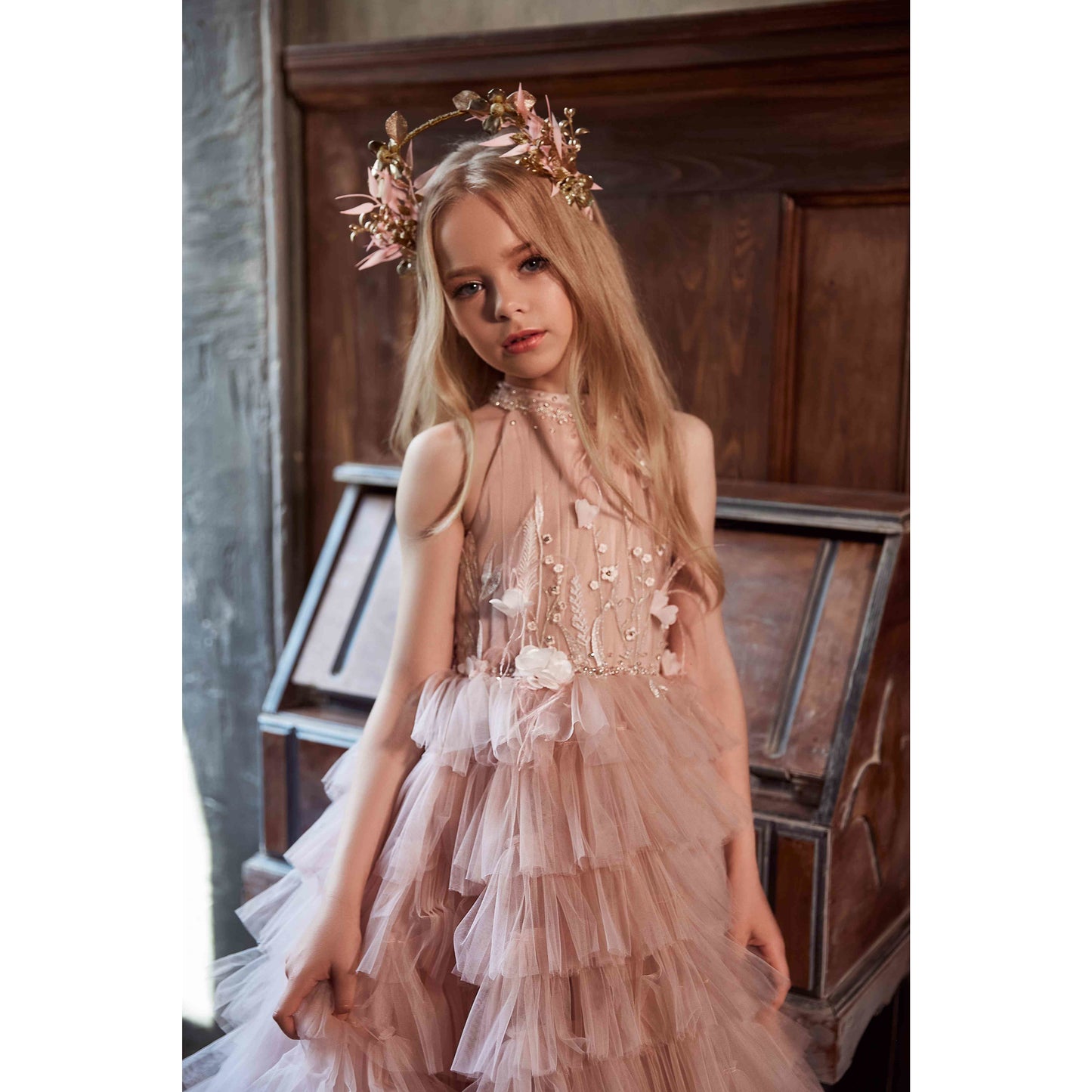 pink flower girl dresses australia 