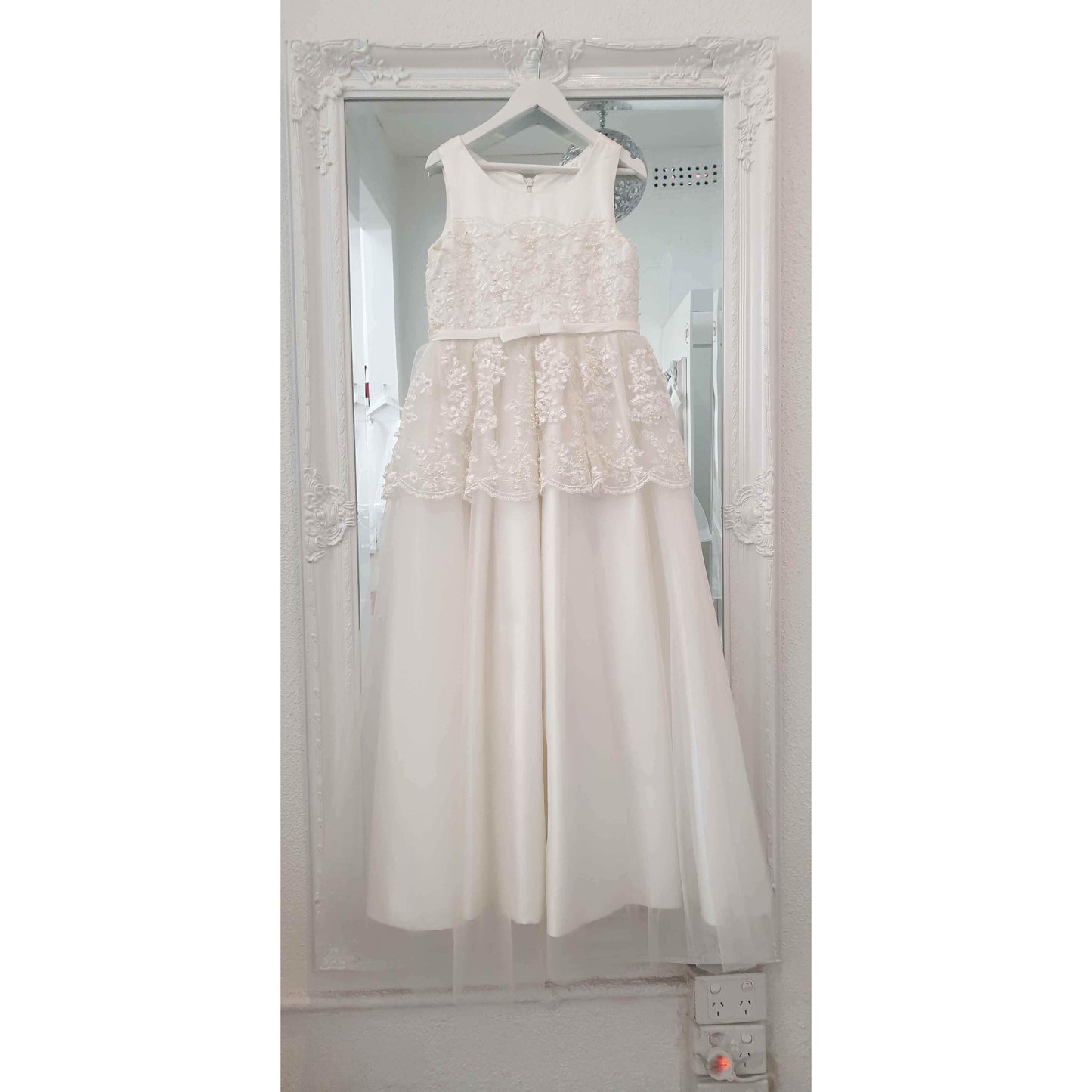 Peplum Girls Gown