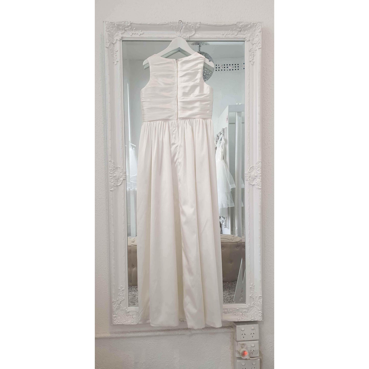 Satin Girls Gown