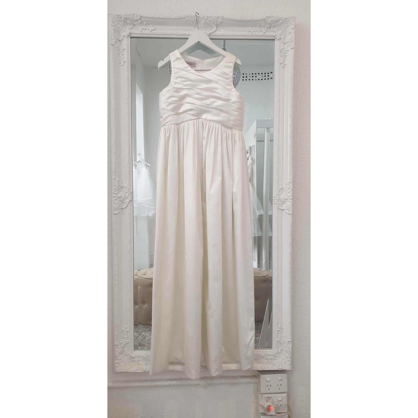 Satin Girls Gown
