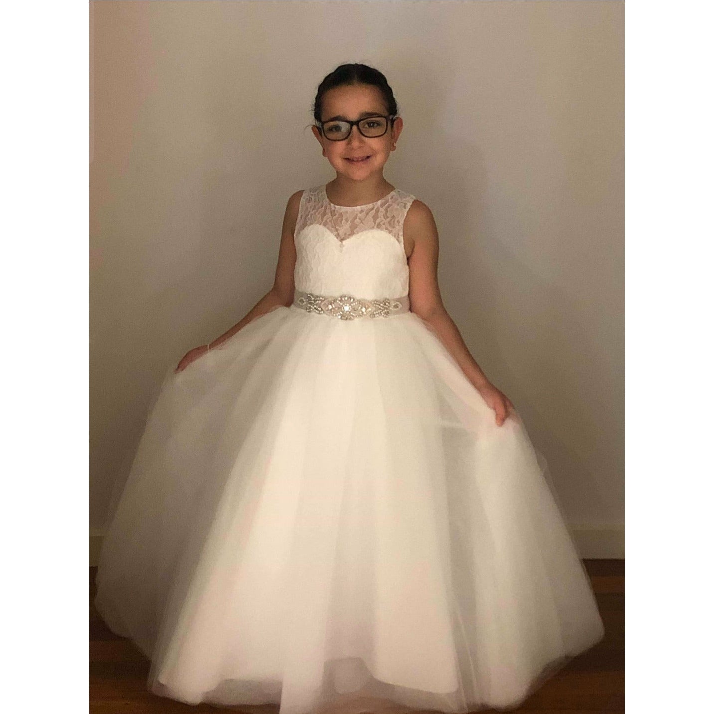 Leah Lace Dress & 1st Communion Dresses–Elegant, Custom Made