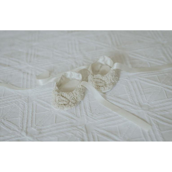 handmade christening shoes