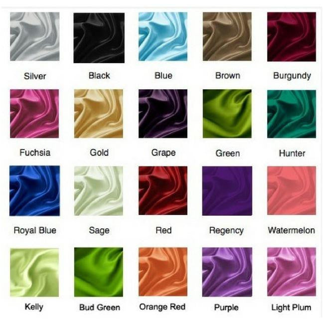 colour swatches of available colours