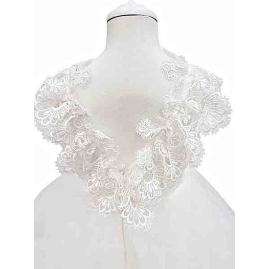 Arianna flower girl / communion dress with lace