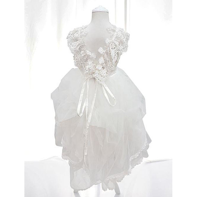 Arianna flower girl / communion dress with lace
