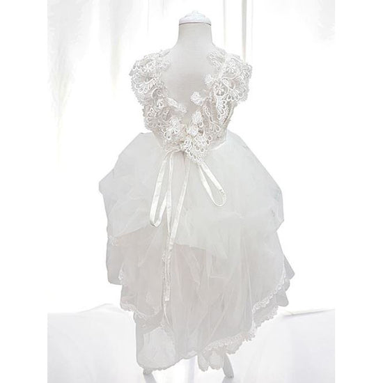 Arianna flower girl / communion dress with lace