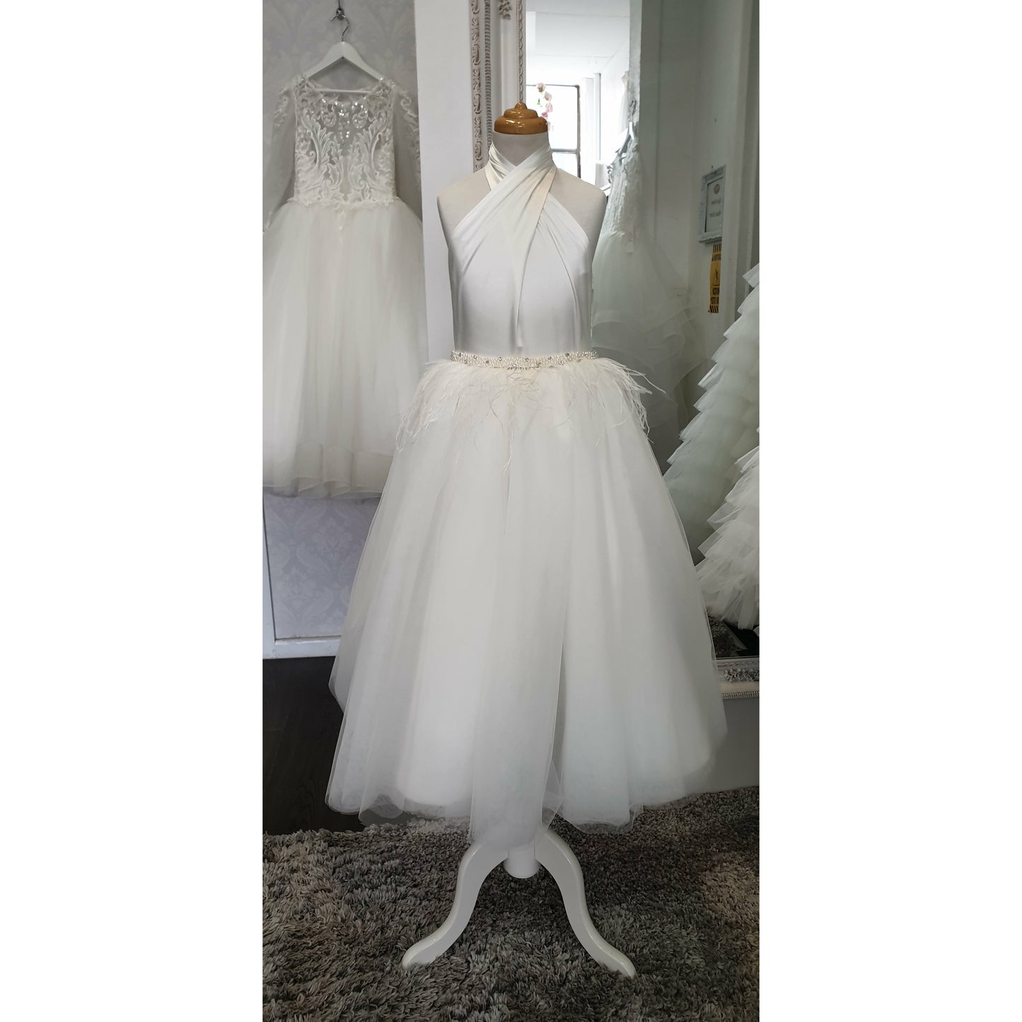 Modern flower girl dress Australia