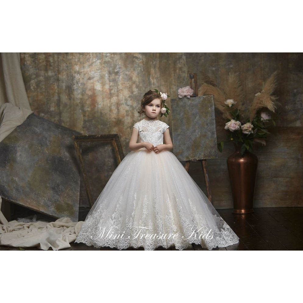 Custom Made Priscilla - Lux Girls Dress