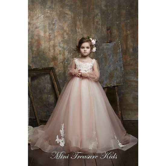 Girls Lux flower girl  dress
