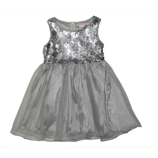 Load image into Gallery viewer, Tonia sequins dress - SILVER
