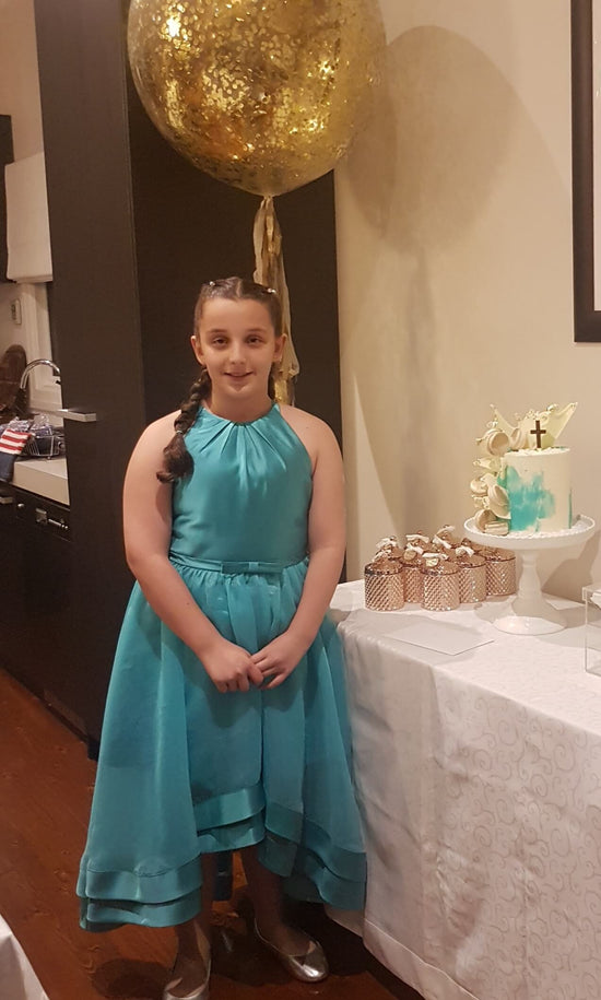 Custom Tween Formal Dress Luxury Satin Junior Special Occasion Gown | Mini Treasure Kids Custom Tween Formal Dress Luxury Satin Junior Special Occasion Gown | Mini Treasure Kids