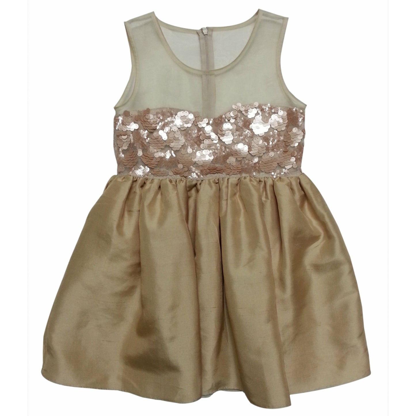 Isabella sweet Georgette dress -gold