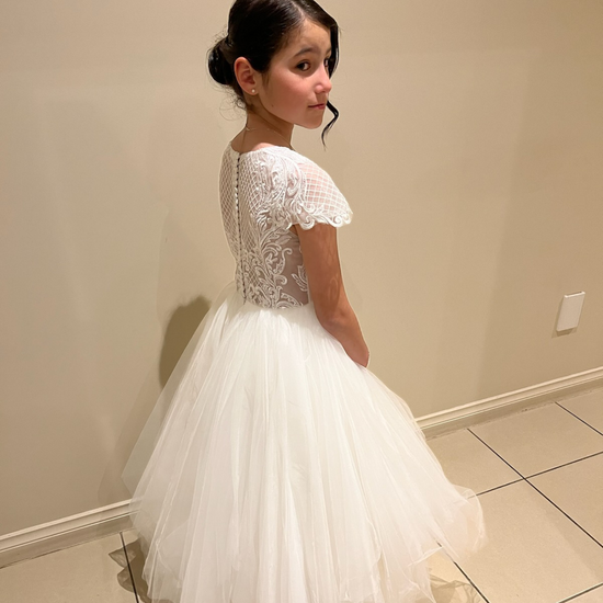 modern  Communion/Flower Girl Dress