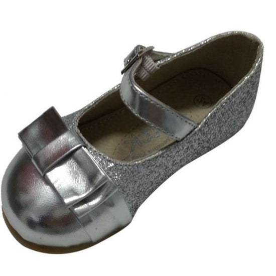 silver girls dress shoes