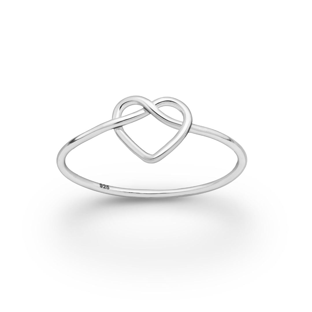 Sterling Silver Love Knot Ring