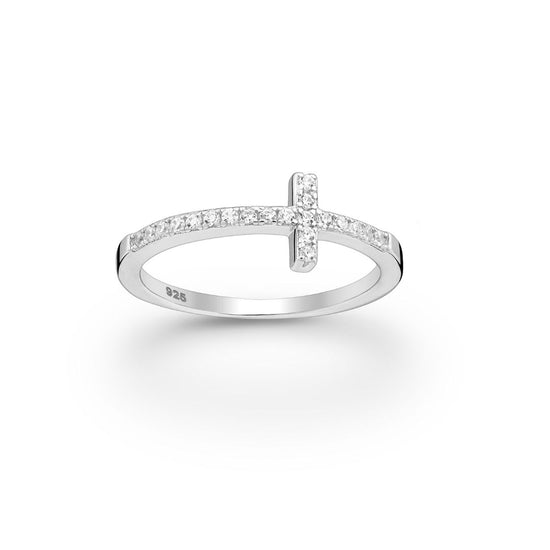 Sterling Silver Cross Ring