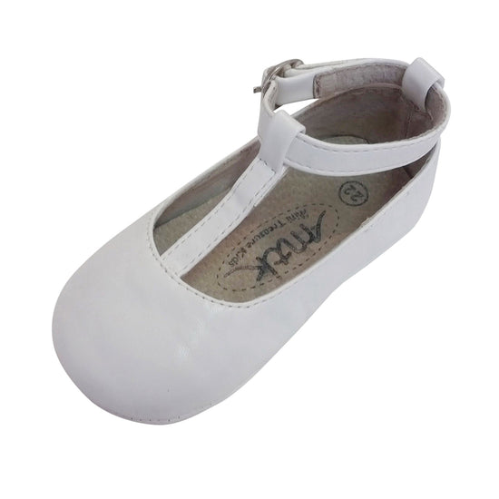 Load image into Gallery viewer, Tayla girls white baby shoes
