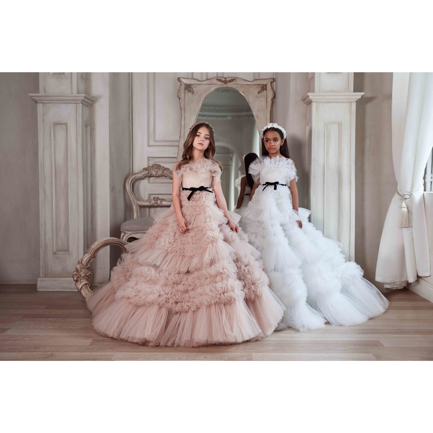 Custom Made Philippa-Lux Girls Dress