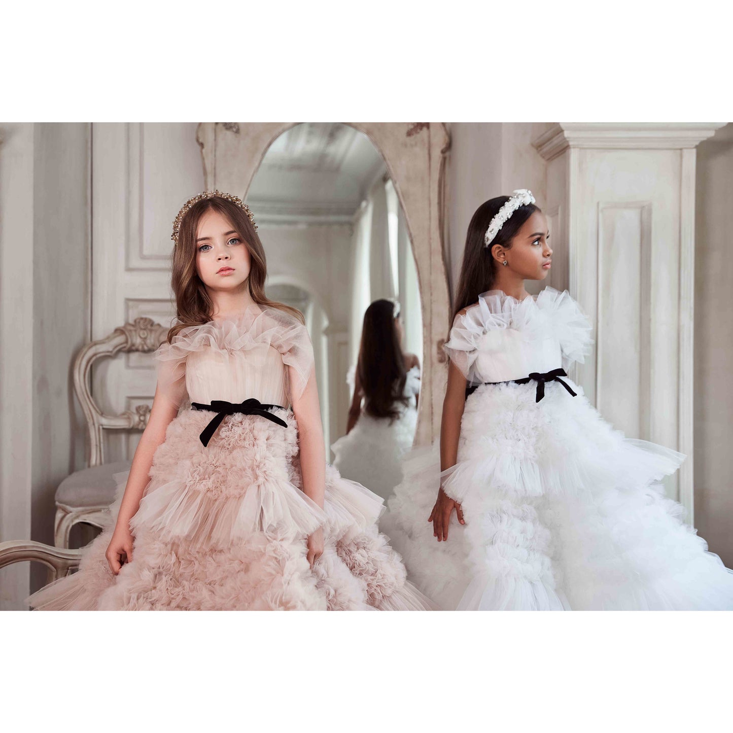 Custom Made Philippa-Lux Girls Dress