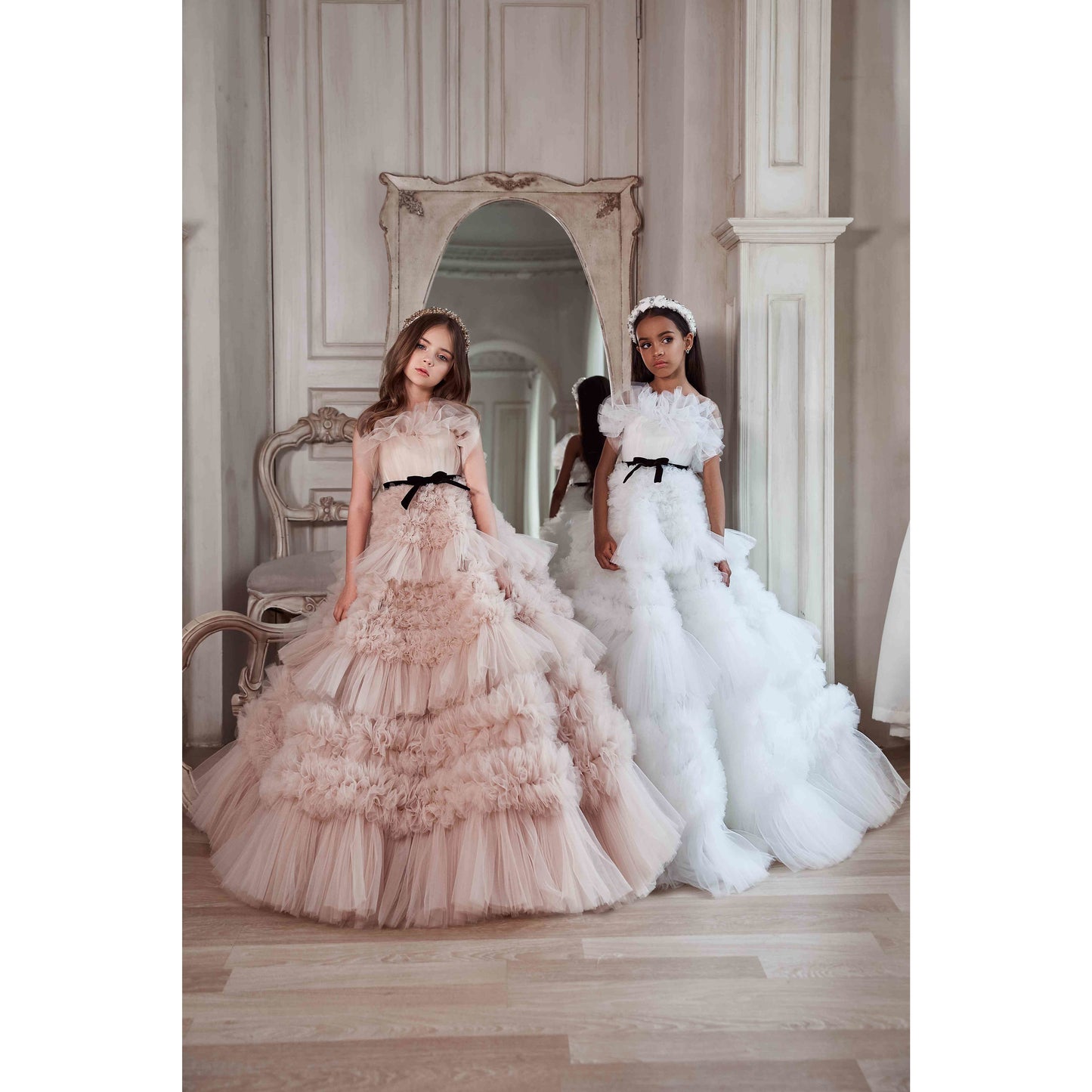 Custom Made Philippa-Lux Girls Dress