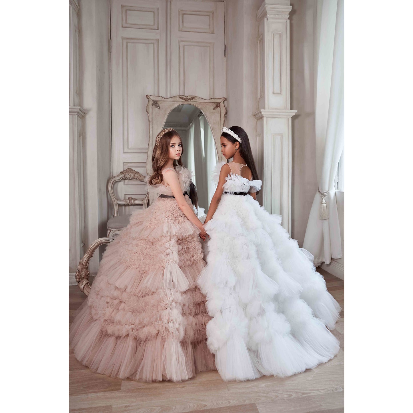 Custom Made Philippa-Lux Girls Dress