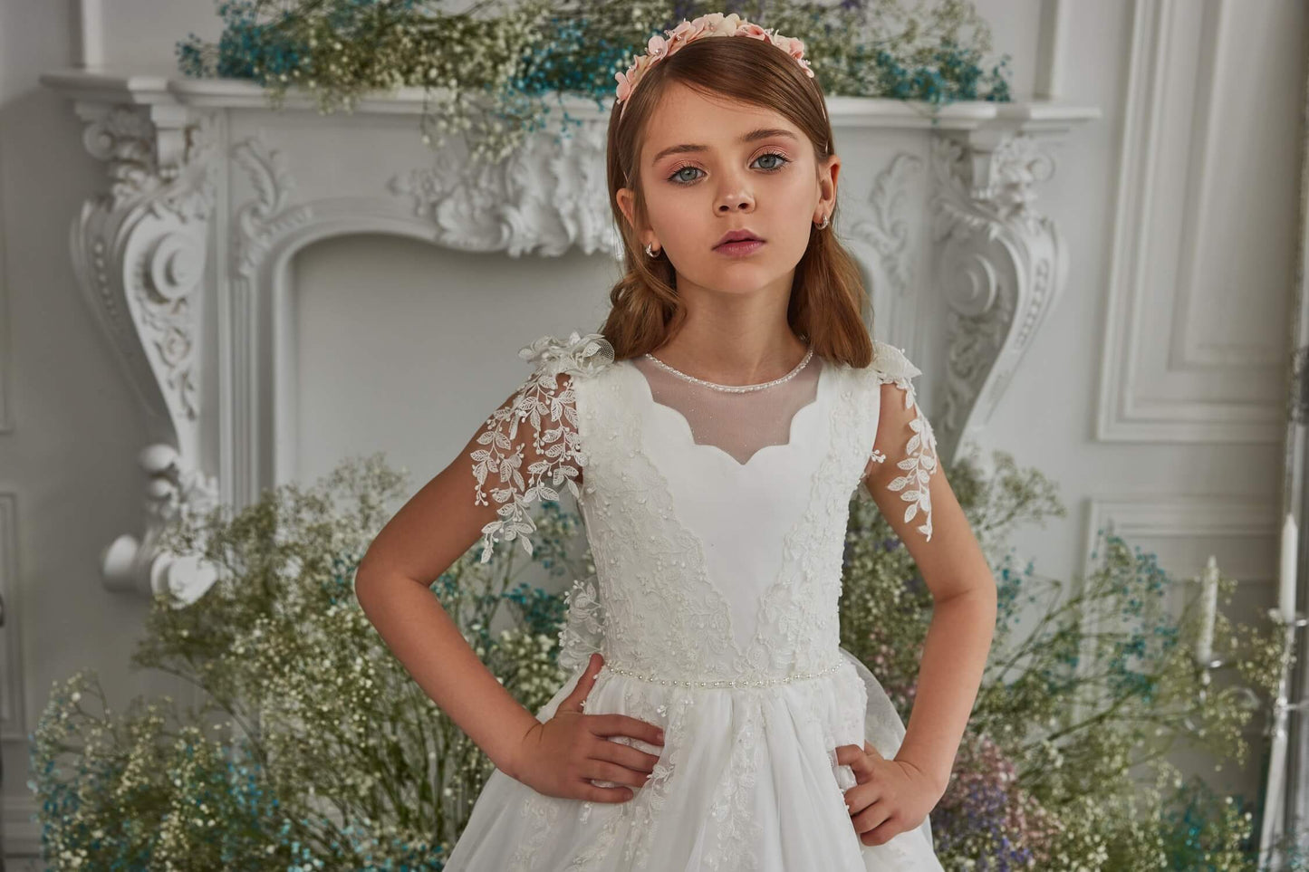 Lace Angelique First holy communion dresses