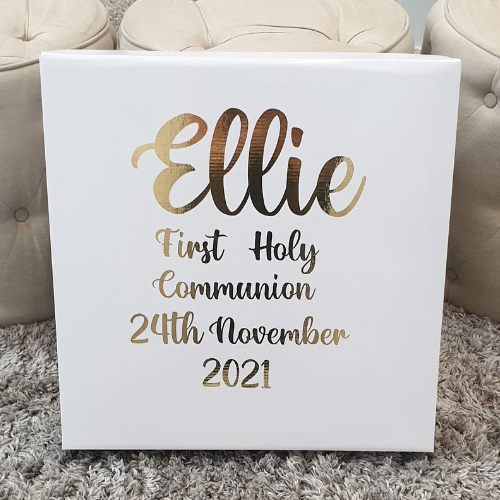 Load image into Gallery viewer, personalised communion boxes
