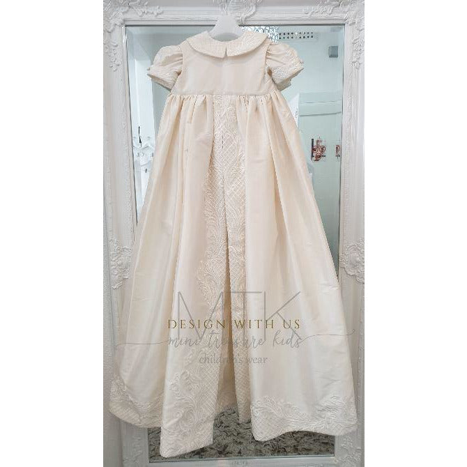 100% Silk Christening gown